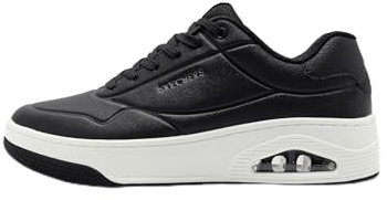 Skechers Uomo Sneakers Basse 183142 Pelle Nero 43