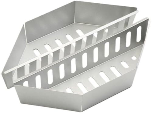 Muteitt Edelstahl-holzkohlekorb, Grillzubehör Für Grills Und Wasserkocher, Robuster Holzkohlekorb Für Briketts, Holzkohlegrill-zubehör
