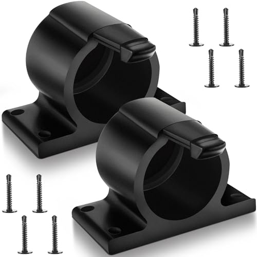 Tellegloww 2 Pcs 7-Way Trailer Plug Holder 7 Pin Plug Trailer Harness Cover | 7-Way Round Trailer Plug Protector for RV Towing, Dust Proof, Fit 7 Way Plug Dustproof Insect-proof Trailer Accessory