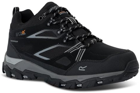 Regatta Men's Holcombe Low III Walking Shoes Water Resistant Padded Durable Hiking Footwear