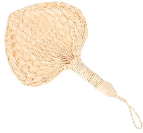 Alipis Ventilador De Mano De Hoja De Palma Fanático De Los Disfraces Suministros De Refrigeración De Verano Decoración Para Fanáticos De La Fiesta Abanico Tejido Chino Beige