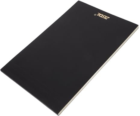 Angoily Papier nehmen Notizblock aus Millimeterpapier Mathe-Zeichnungspapiere Rasterpapier Mathe-Zeichenpapiere Millimeterpapierblock Grafikpapiere Diagrammpapier Notebook Schwarz