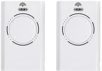 4 Canales Mando a Distancia Garaje, mando garaje para XT2 868 SLH LR, XT4 868 SLH LR, T2/T4 868 SLH, DL2/DL4 868 SLH, Blanco, dos piezas