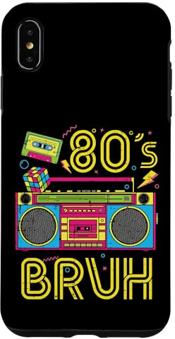 Bruh Boombox Radio stéréo rétro années 80 pour Hommes, Femmes, Enfants Coque pour iPhone XS Max