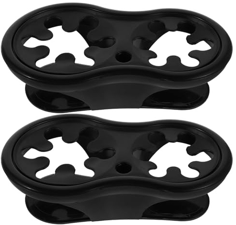 NUOBESTY Lot de 2 Inserts Porte-Gobelet Universels en Plastique Robuste Antidérapant pour Voiture Camion et SUV Rangement Boissons Optimisé Entre Sièges Entretien Facile et Maintien