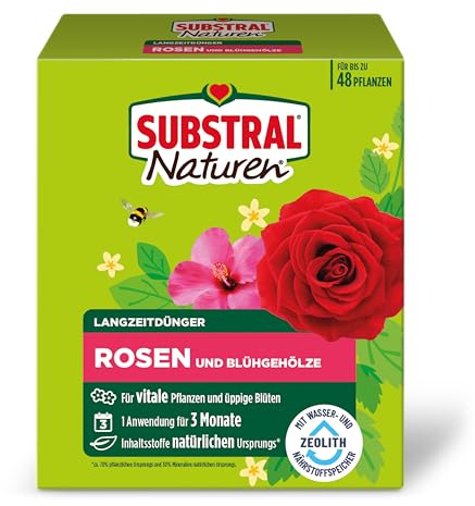 Substral Naturen Long-Lasting Fertiliser Roses & Flowering Trees 1.2 kg Zeolite 3 Months
