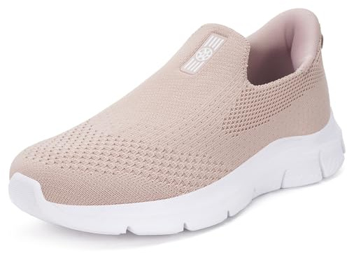Zapatillas Sin Cordones Hombre Zapatillas Casual para Mujer,Rosa,39EU