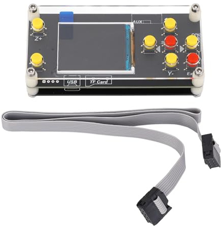 GRBL CNC Engraver Machine Offline Controller Board, 3 Axes Wireless Control Module, 1.8in Display for 1610 2418 3018 CNC Routers, Standalone Operation Without Computer