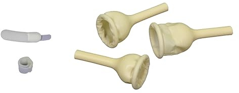 25-Units Rubber Urinal Bag Male External Catheters | Condom Catheters Single use (Large 30 mm 1.2 Inches)