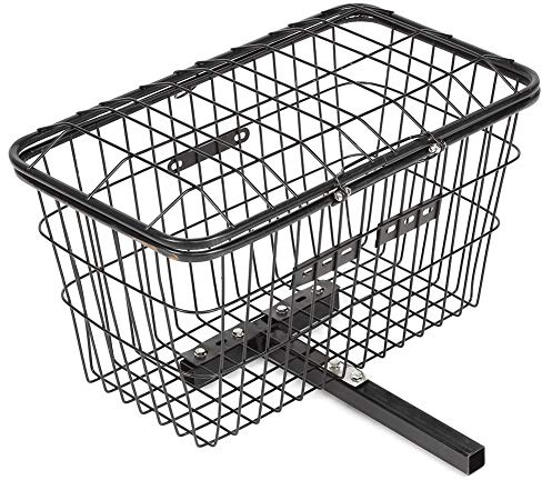 AYNEFY Mobility Scooter Rear Basket Bracket, Universal Heavy Steel Mounting Bracket Support for Rear Storage Basket on Mobility Scooters & Power Chairs (Basket Not Included)