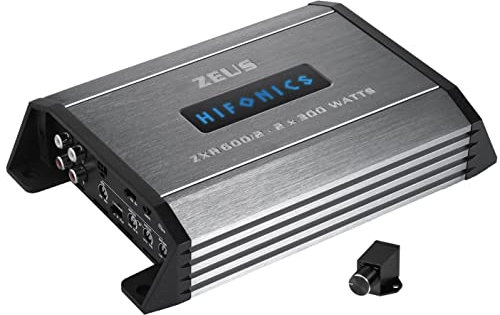 Hifonics ZXR600/2 Amplificatore a 2 canali 600 W Regolazione volume/bassi/alti Adatto per (marca auto): Universal
