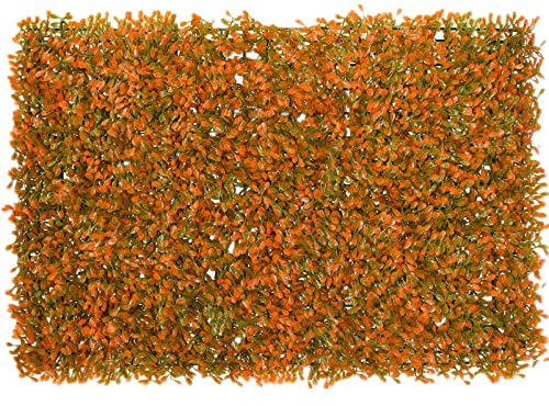 QIAOH Boxwood Hedge Wall Panels 2PCS, Artificial Faux Hedge Plant, Artificial Boxwood Hedge Panels, Use For Indoor Outdoor, Fence Privacy Screen, Grass Wall, Greenery Backdrop