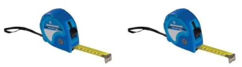 Silverline 633818 Metro a nastro, 3 m x 16 mm (Confezione da 2)