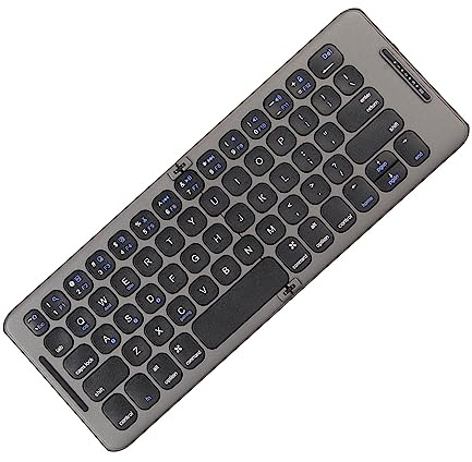 Annadue Tastiera Bluetooth Universale B088, Mini Tastiera Bluetooth 5.1 Pieghevole Tastiera Silenziosa Portatile, Supporta Connessioni Multiple di Dispositivi, per iOS per Windows per