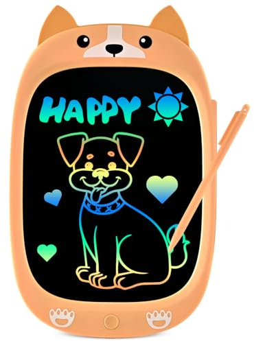 LCD Schreibtafel Spielzeug ab 3 4 5 6 Jahre alt Junge Mädchen, 10-Zoll Bildschirm Zeichenbrett Maltafel, Schreibtablett Weihnachten Kleine Geschenke für Kinder