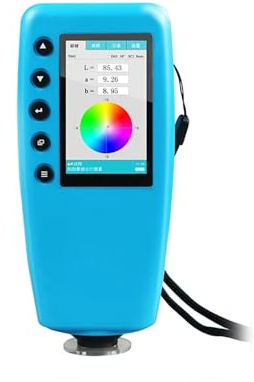 NURII Digitales Farbanalysator-Messgerät, WR-10QC Farbanalysator, Kolorimeter, Farbmessung, präziser Farbmessgerät-Tester