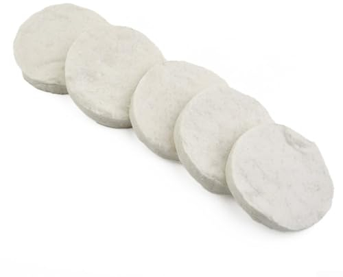 Spugna di lana di ceramica, lana di ceramica per caminetto a bioetanolo, spugna rotonda in ceramica per caminetto a bioetanolo interno in gel etanolo spugna ceramica per bruciatore a bioetanolo (5