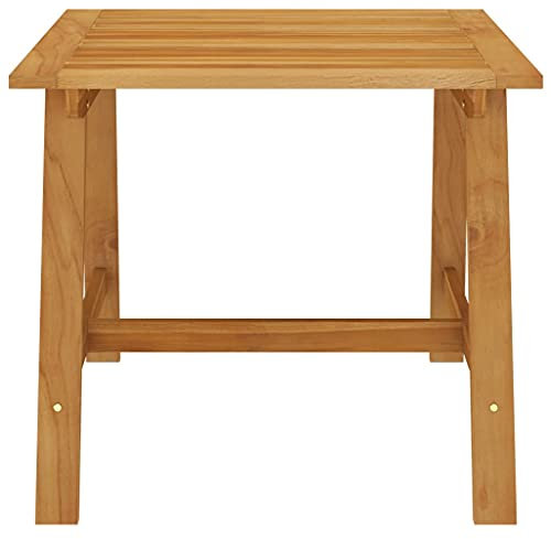 HETFTJN Loungetisch Outdoor Stehtisch Outdoor Bistrotisch Outdoor Angeltisch - Garten-Esstisch 88x88x74 cm Akazie Massivholz für Innenhof Outdoor Aufenthaltsraum Terrasse