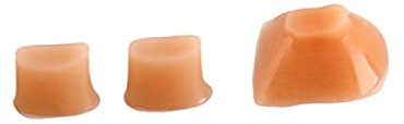 Vaguelly 3 Stück Flöten Trillerklappe Silikonpuffer Kork Ersatzteil Braun Flexibel und Einfach zu Verwenden für Flöten Zubehör Cf102