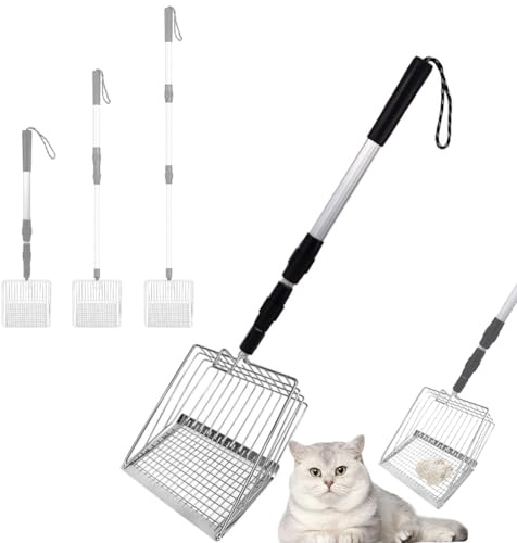 DASIAUTOEM hönshus tillbehör, hönshus rengöringsverktyg trähandtag gödsel kyckling tung last tillbehör stall spade för hönshus separation av kot och skräp från sand kycklingströ spade tillbehör