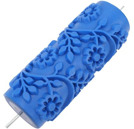 5-Zoll-Muster-Farbroller-Design für Wände, Blumen-Design-Texturwalze, dekorative Kunstmuster-Farbwalze, Gummiwalze für Wände, Möbel und Bodendekoration