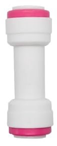 MEXEWORD Clapet Anti-Retour d'eau RO Droit 1/4'' 3/8'' connecteur Rapide raccord de Tuyau pièces de Filtre à Eau 6,5 mm/9,5 mm(1l4)