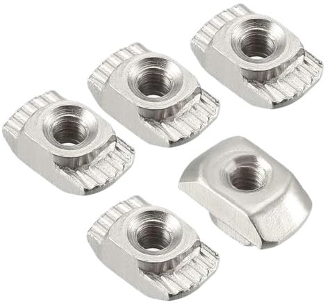 T-Nutensteine, T-Nutensteine ​​aus Edelstahl 304, 20 Stück/50 Stück, Serie 20/Serie 30/Serie 40/Serie 45, Schlitz-T-Mutter, Gleithammer, Einsteckmutter, Befestigungsverbinder, Aluminiumprofile(40 M8,2