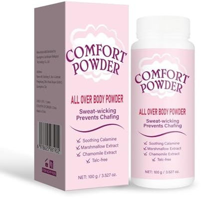 Comfort Powder,Poudre Confort,Poudre Parfumée Pour Le Corps Pour Femmes,Hydratation En Profondeur Et Contrôle Des Odeurs,Absorption De La Transpiration,Contrôle De La Transpiration Et De L'humidité