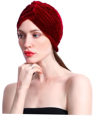 Abaodam Bandeaux de Maquillage pour Cheveux Serre-têtes de Bain Simple Bandeau pour Femme et Fille Rouge