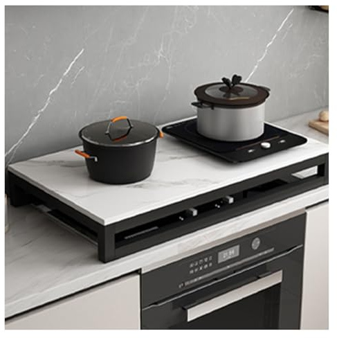 QSTGX Copertura Per Fornello A Gas Copri Fornello Piano di lavoro da cucina Resistente alle alte temperature Facile da pulire(D,40x50x9.6 CM)