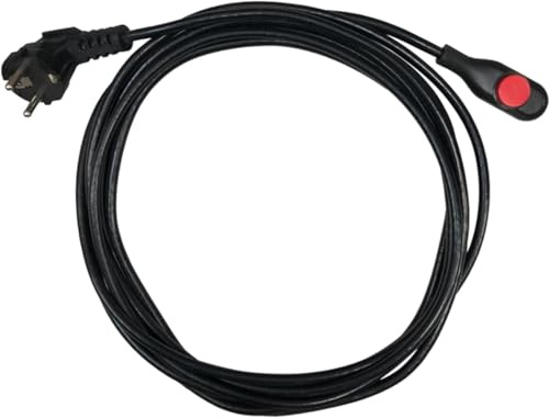 3S SuperSamaStore Frostschutz-Heizkabel 15 W/M mit Integriertem No-Frost-Thermostat, Thermisches Heizband Rohrbegleitheizung mit Schuko-Stecker für Außenwasserleitungen (15 Meter)