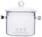 1.5L High Borosilicate Heat-Resistant Glass Clear Pasta Instant Noodle Pot Pan Stew Cooker Baby Food Milk Sauce Hot Pot with Lid Mini Size Cookware