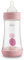 Chicco Perfect 5 Biberon Anticolica, Bimba, 300 ml, Silicone, 3 Fori, Rosa