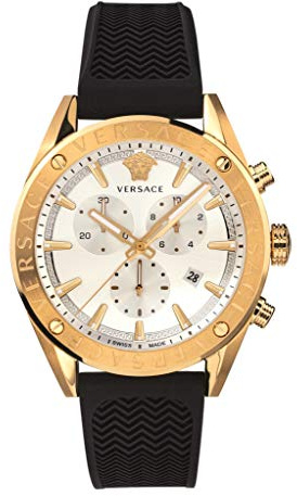 Versace Analog, Modell VEHB00219 V-Chrono Chrono 45 mm 5 ATM. Marke: