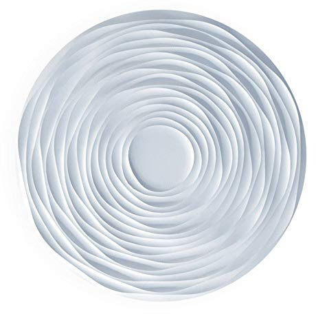 À LA MAISON CEILINGS ROZAP-pw Rose Foam Ceiling Medallion, White, Pack of 1