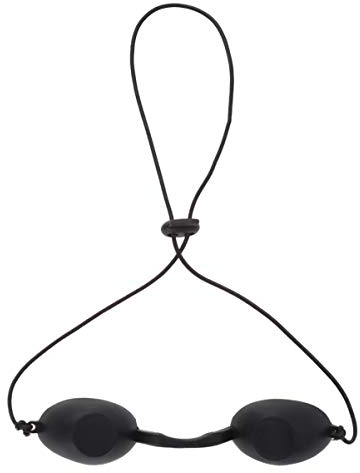 Healifty 1 paire de lunettes de bronzage individuelles pour lampe UV ou LED Noir