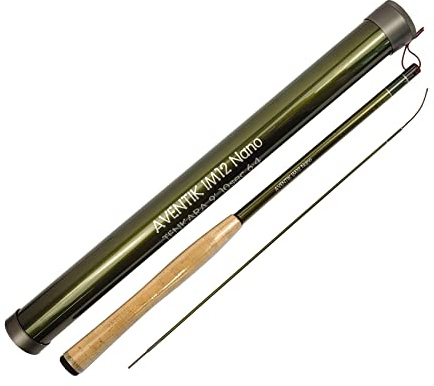 Tenkara Rods Pro IM12 Nano 6:4 Action-Mini-Größen, alle Wasserbedingungen, hochwertige Carbon-Schlauchverpackung, extra Ersatzabschnitte enthalten, Tenkara-Fliegenruten