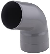 Codo de PVC 67° Macho-Hembra Ø125 mm | Cambio de Dirección con Conexión Directa y Estanca | Ideal para Tuberías de Desagüe en Espacios Reducidos | NOYON & THIEBAULT