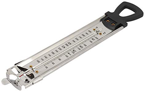 Alvinlite Termómetro para Dulces, Mermelada para freír, azúcar, Bayas, termómetro para cocinar, Doble Escala, Tipo Colgante Termómetro