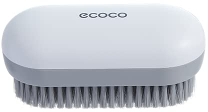 MEIJMJIA - spazzola di lavaggio, spazzola di pulizia con setole extra dure, per la pulizia di vestiti, scarpe, piastrelle, cucina, bagno (Bianco/senza maniglia)