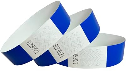 CINTAPUNTO Einlassbändchen Papier Navy Blue, Eintrittsbänder 1000 Stück | Einlassbänder - Festival Armbänder - Party Bändchen Einlass Eintritt - eintrittsbändchen - Bänder Club - Wristband