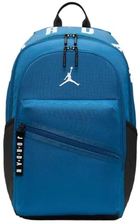 NIKE Jordan Jam Air Patrol MA0924 U1R Schulrucksack, Blau, Marke EAN: 0196923184375