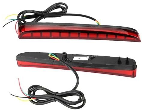 ASKKLP Heckstoßstange Reflektor für Civic Type R Hatchback 2017-2018, Hintere Stoßstange Reflektor Licht Lampe Nebelschlussleuchte Heckstoßstange Rückstrahler Rückleuchte