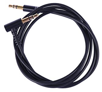 Uonlytech Cavo Estensione Audio Aux 3.5mm per Auto e Smartphone, in Rame e Pvc, con Pulsanti di Volume e Controllo Traccia, Nero