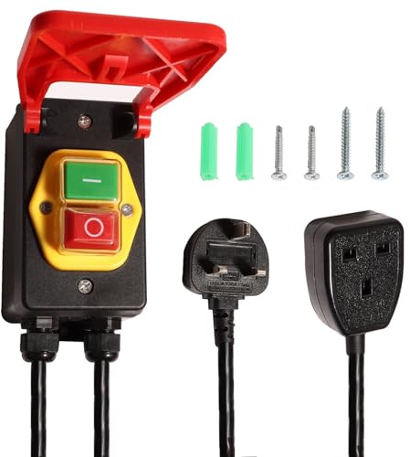 Shengbowi Single Phase On/Off Switch 250V 18A Emergency Stop