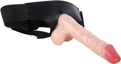 YAXZA 20cm Silikon Umschnall-Dildo mit Einstellbar Harness Tragbare Dildo Abnehmbar Strap-On Dildo Penis Analdildos Große Analplug Buttplug Vagina Anal Masturbieren Sexspielzeug für Frauen Männer