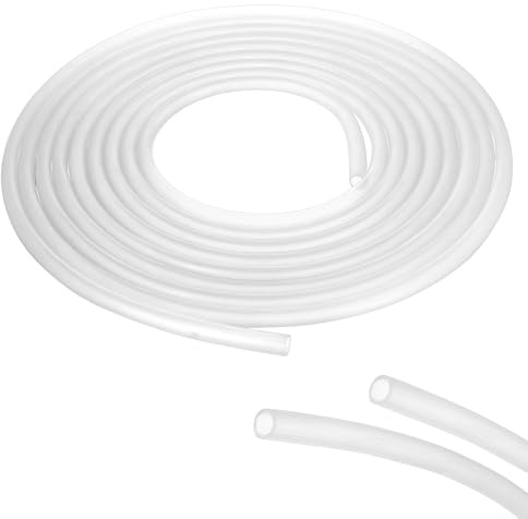 5 m (14,5 fot) silikonslang, silikonrör 8 mm ID x 10 mm OD, flexibelt rör, skärbart klart PVC-rör, silikongummirör för pumpöverföring av olja luftslang akvarierör