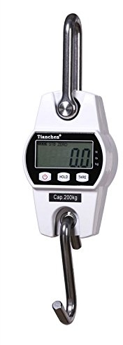 CGOLDENWALL Mini LCD bilancia da cucina Bilancia da cucina Bilancia ad alta precisione elettronica Bilancia da appendere digitale CE 120kg (bianco)