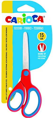 Carioca 42635 Schere mit runder Spitze, Rot