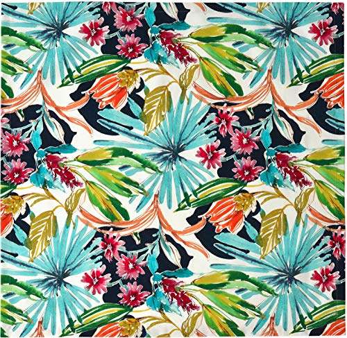 Sander Gladys Tischwäsche Blumen Blüten bunt Digitaldruck hochwertig auf Twill (Mitteldecke 85x85cm)